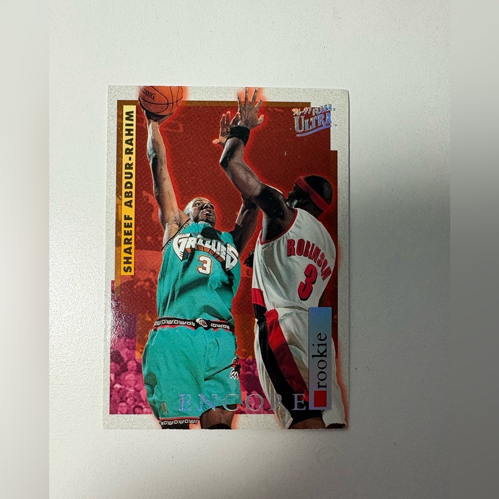 Shareef Abdur-Rahim - Rookie Card- Fleer Ultra Basketball Card